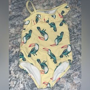 Carter’s toucan one piece bathing suit 2T